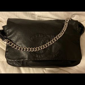 CHANEL TIMELESS LAMBSKIN FLAP HOBO